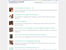 Tablet Screenshot of european-studies-st-petersburg.com